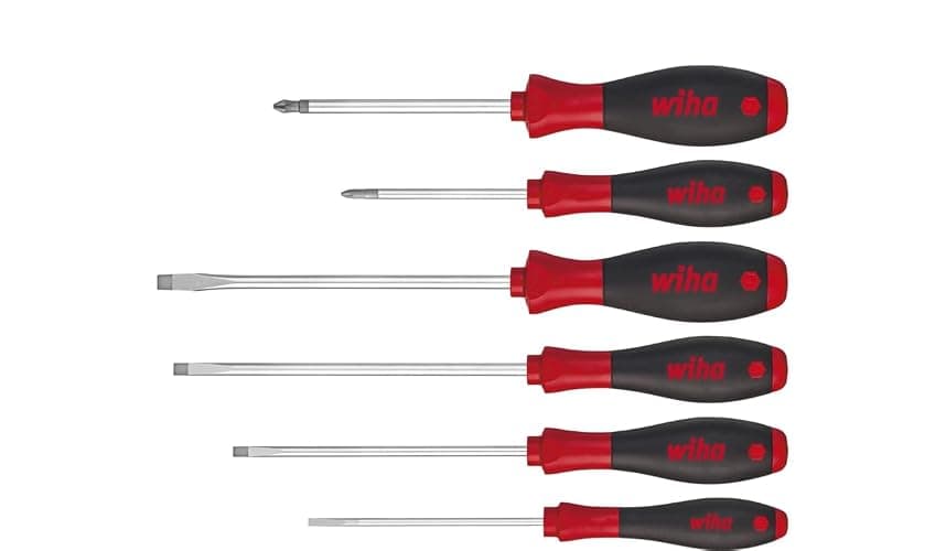 Wiha 302HK6SO Jeu de tournevis à fente / Phillips SoftFinish 6 pièces (Import Allemagne)