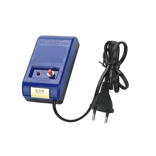 Joyzan Démagnétiseur de Montre, Prise EU 110V à 220V Mécaniques Professionnelle Demagnetizer Réparation Outil Démagnétisation À Quartz Mécanique Facile Utiliser pour la Fête Pères Montre Magnetiseur