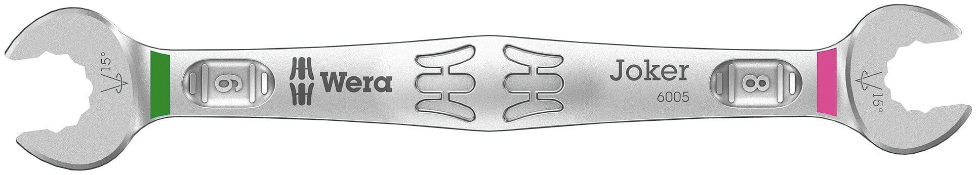 Wera - 05020311001 - Clé double fourche; 6005 Clés double fourche Joker, 8 x 9 x 122.2 mm