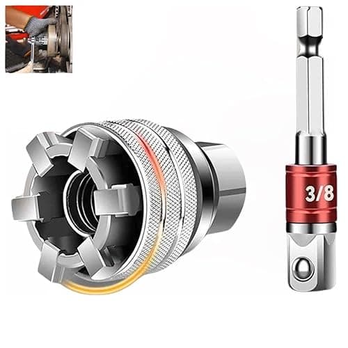 ZPECIAL-Clé à douille universelle multifonction - Outil de maintenance universel, manchon de clé à douille à entraînement réglable, for outil de réparation professionnel métrique 3/8"(1pcs)