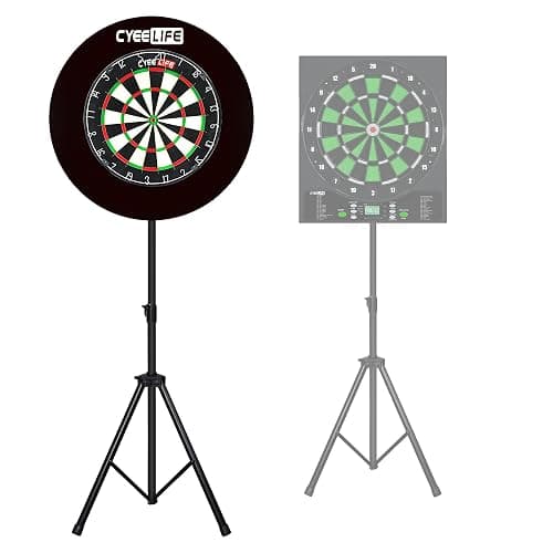 CyeeLife Support Professionnel pour Cible de Fléchettes, Support Mobile pour Cibles de Fléchettes Classiques et Électroniques