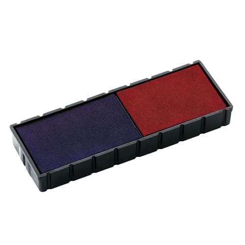 Colop Encre à tampon recharges E12 pour S120WD Bicolore Bleu Boite de 5
