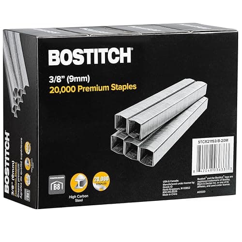 Bostitch Powercrown Lot de 20 000 agrafes B8 Longueur 3/8"